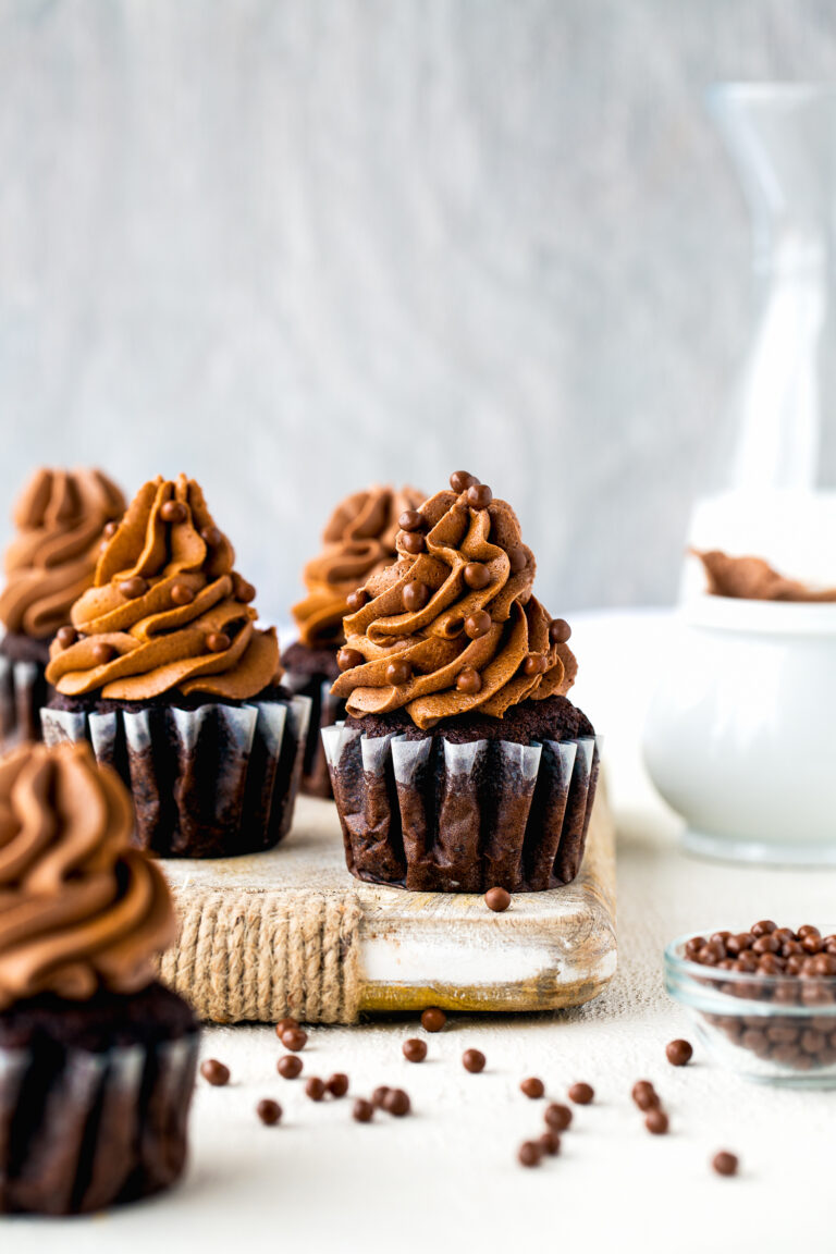 Eggless Ultimate Chocolate Cupcakes